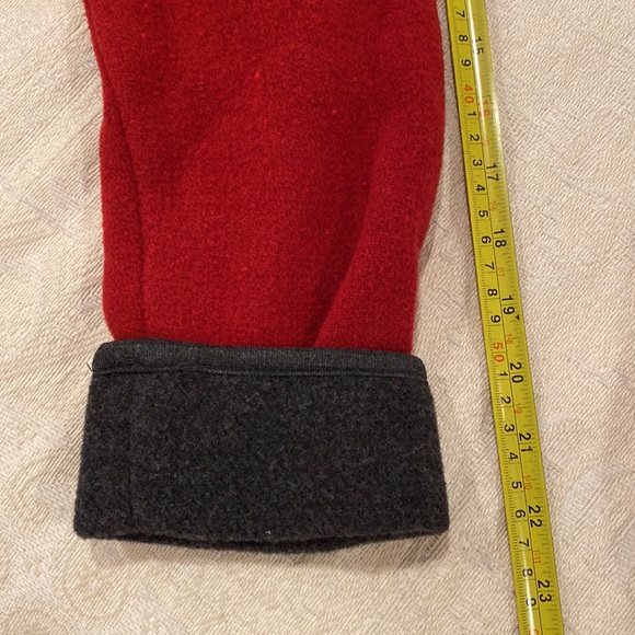 Bonnie & Norma Red and Gray Wool Blend Jacket - Picture 15 of 16